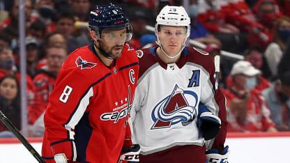 Nathan Mackinnon et Alex Ovechkin