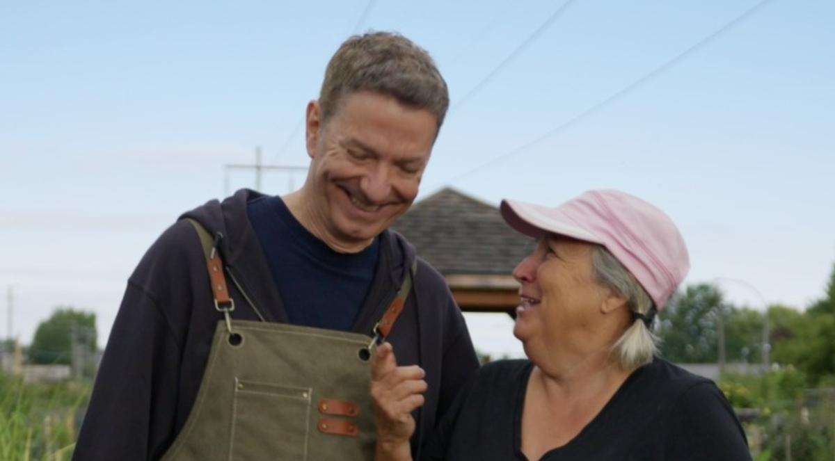 Patrice L'Écuyer et Marthe Laverdière à Planter avec Marthe