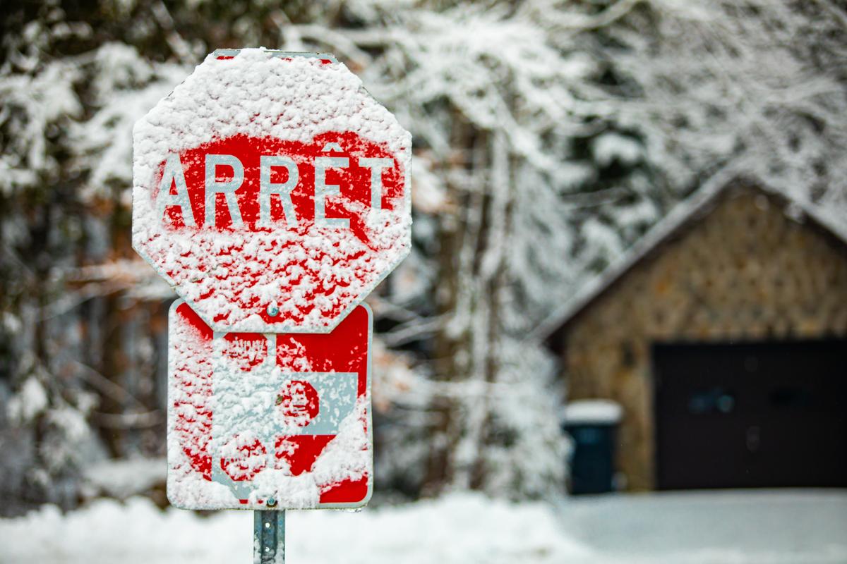 Neige au Québec