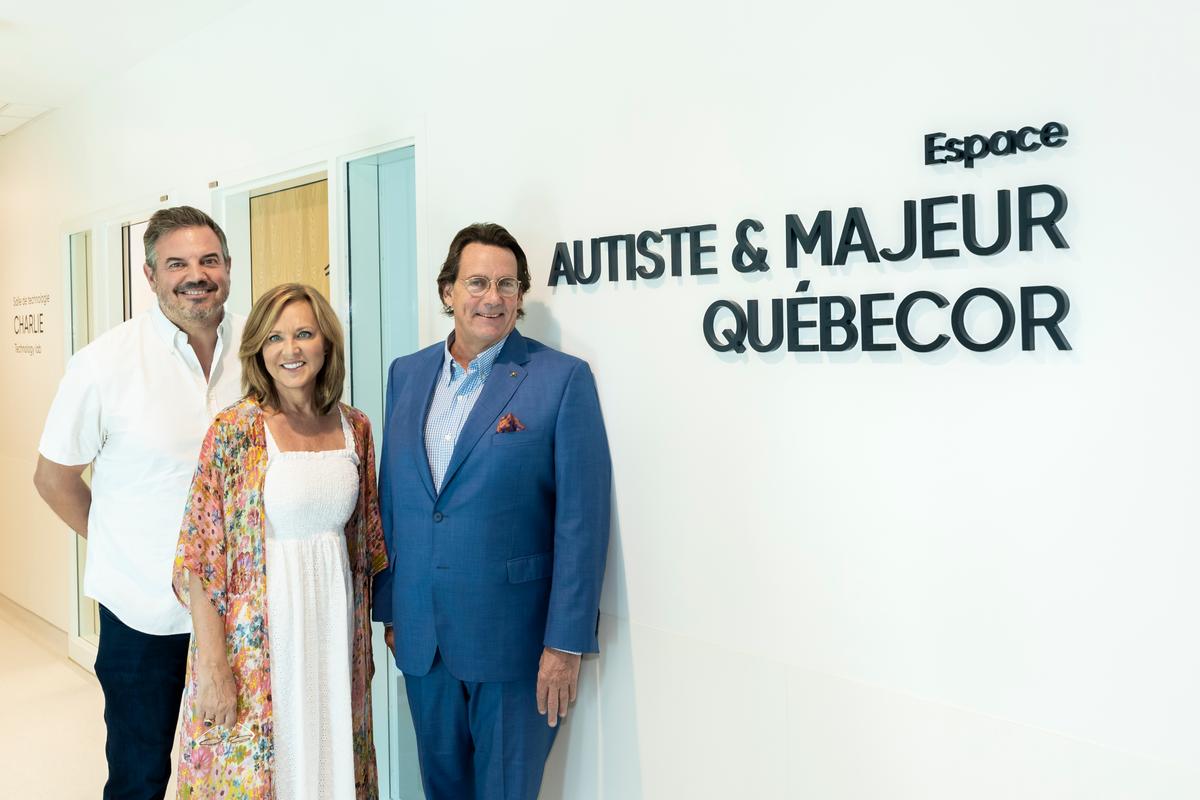 Charles Lafortune, Sophie Prégent et Pierre Karl Péladeau