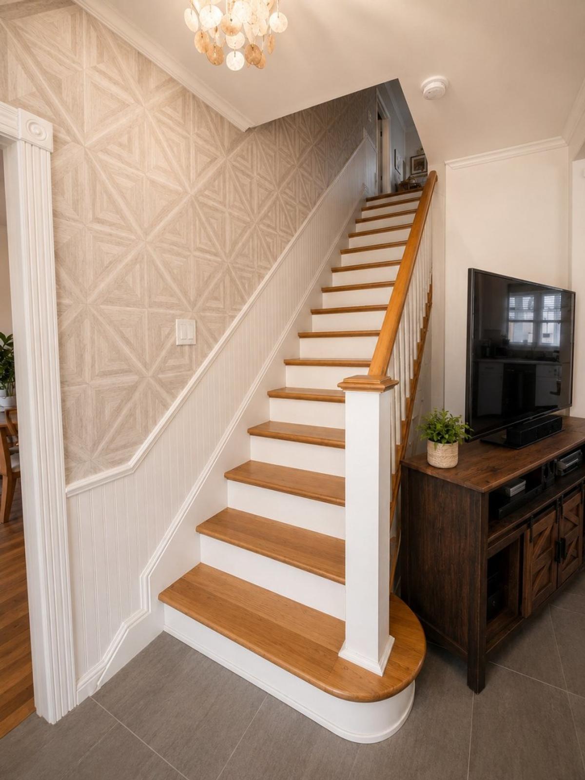 L'escalier entre les étages