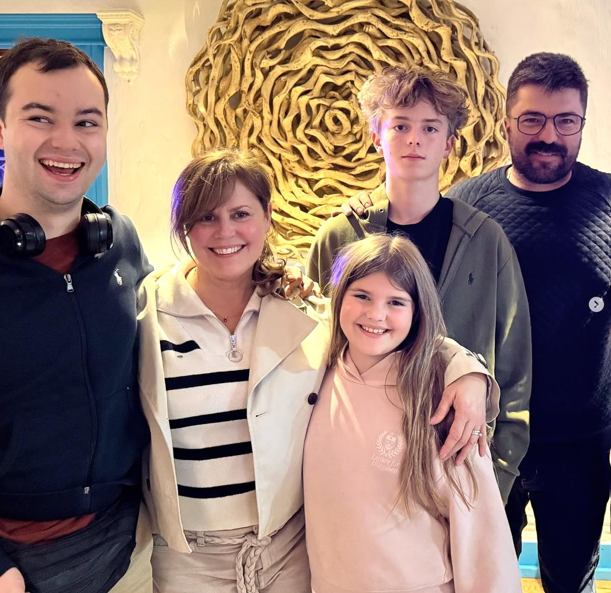 Patricia Paquin et sa famille