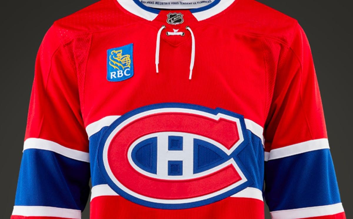 Canadiens, Chandail, Publicité, RBC