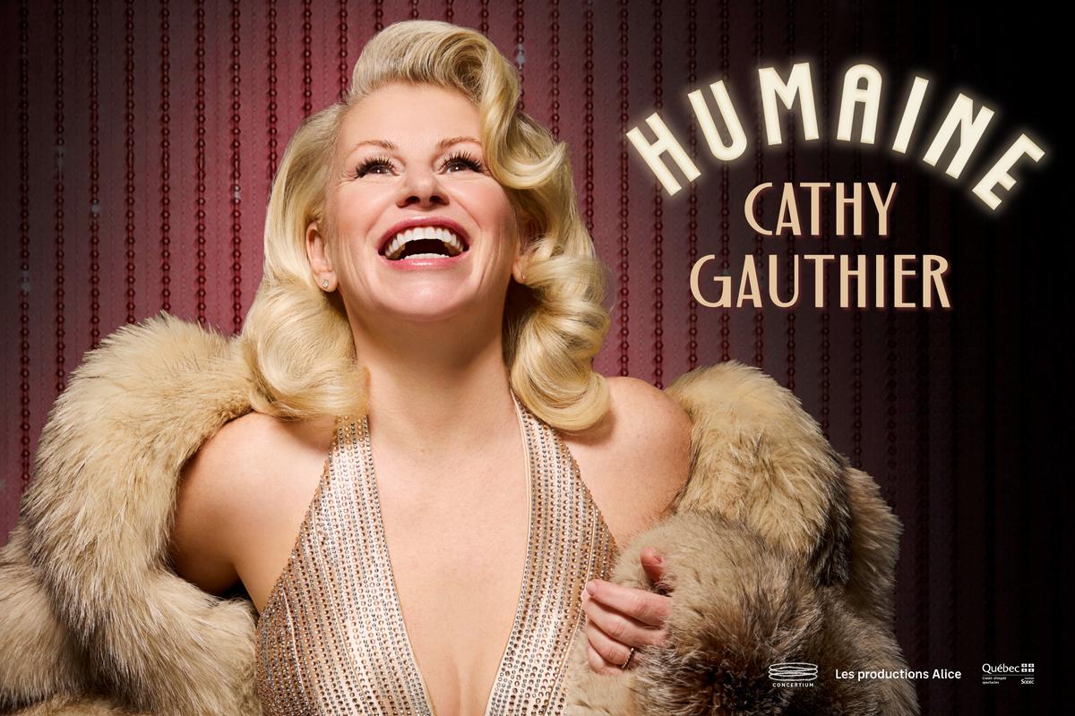 Affiche du nouveau spectacle de Cathy Gauthier