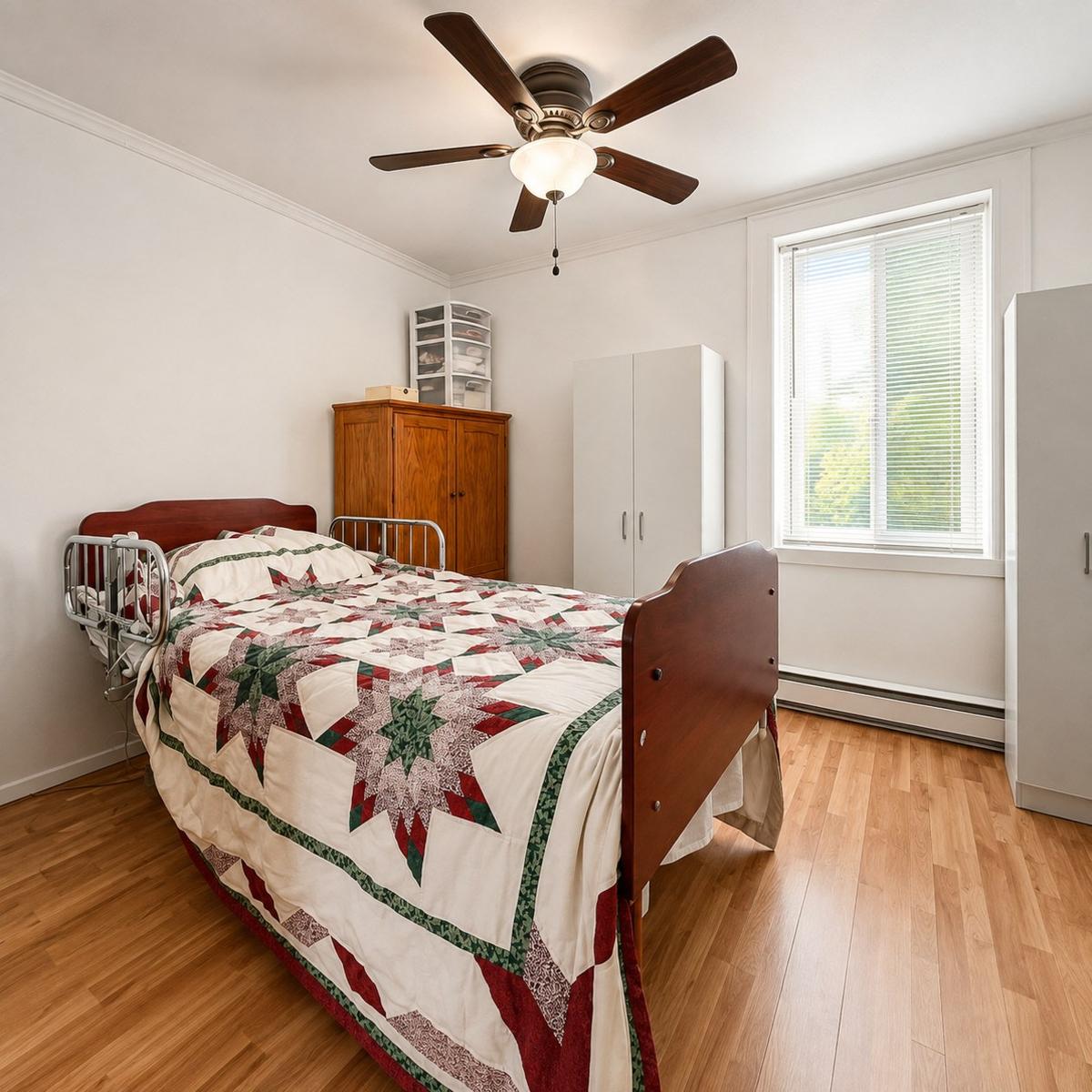 Une des chambres à coucher
