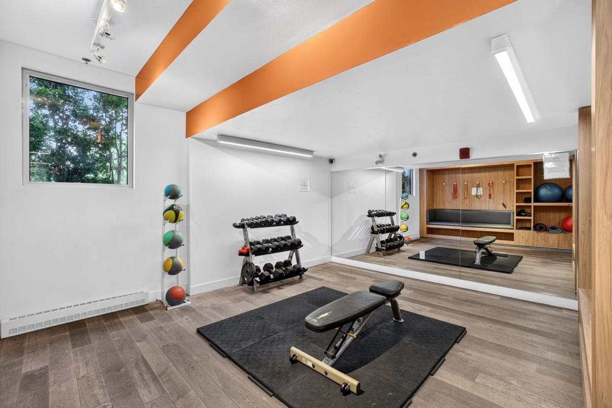 Équipements de la salle de gym