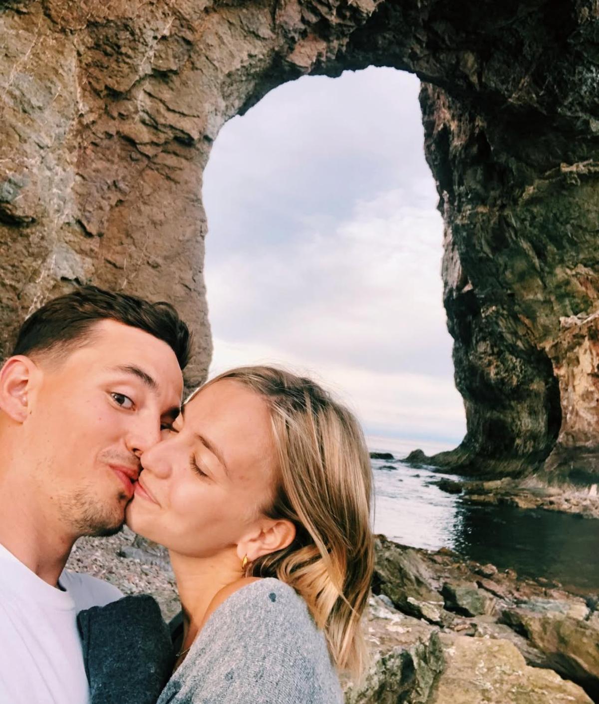 Ludivine Reding et son conjoint