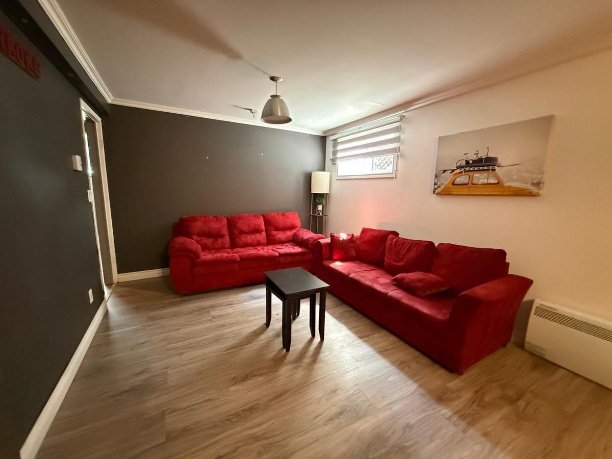 Grande salle familiale au sous-sol