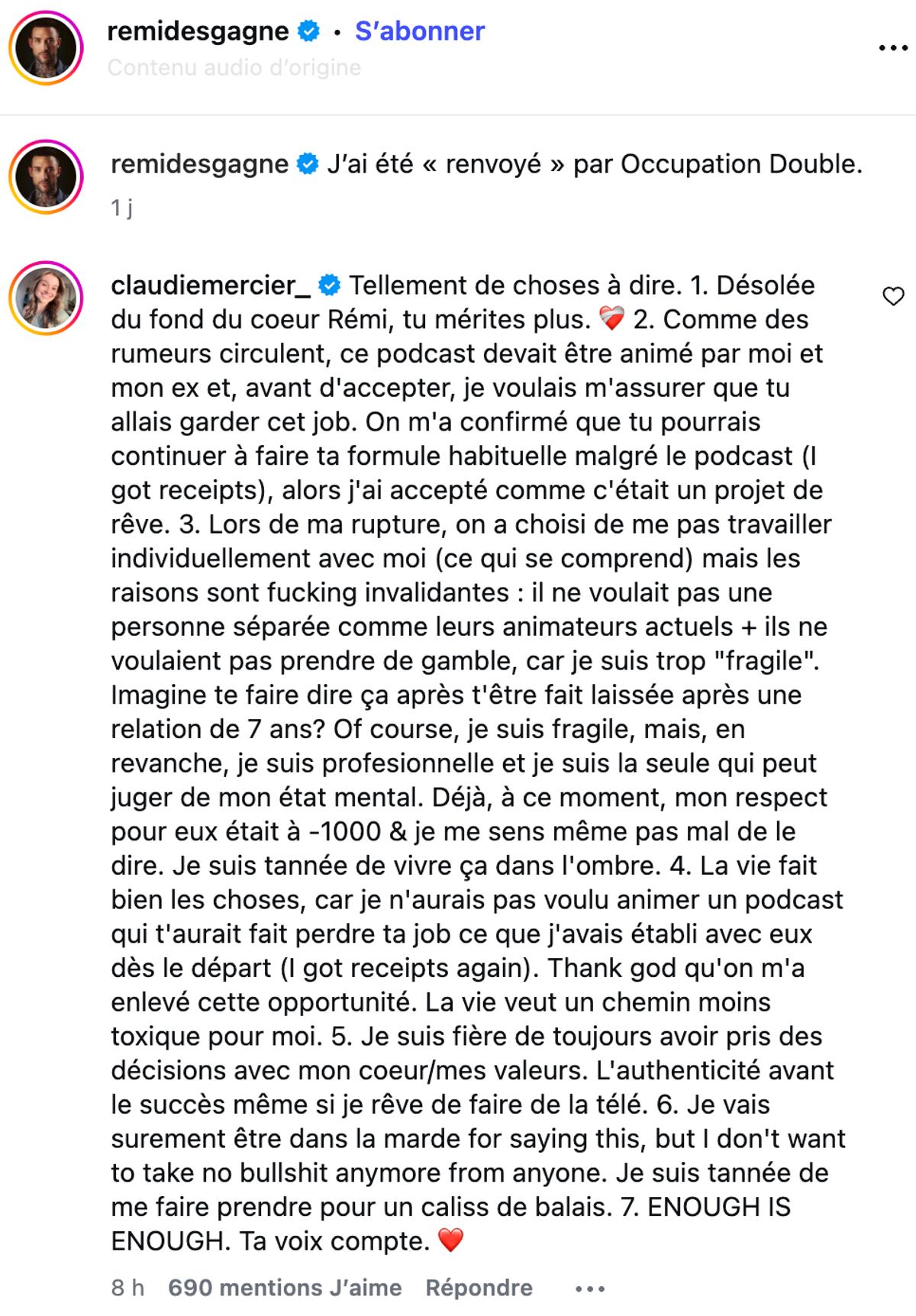 Claudie Mercier dévoile son opportunité perdu en raison de sa rupture amoureuse
