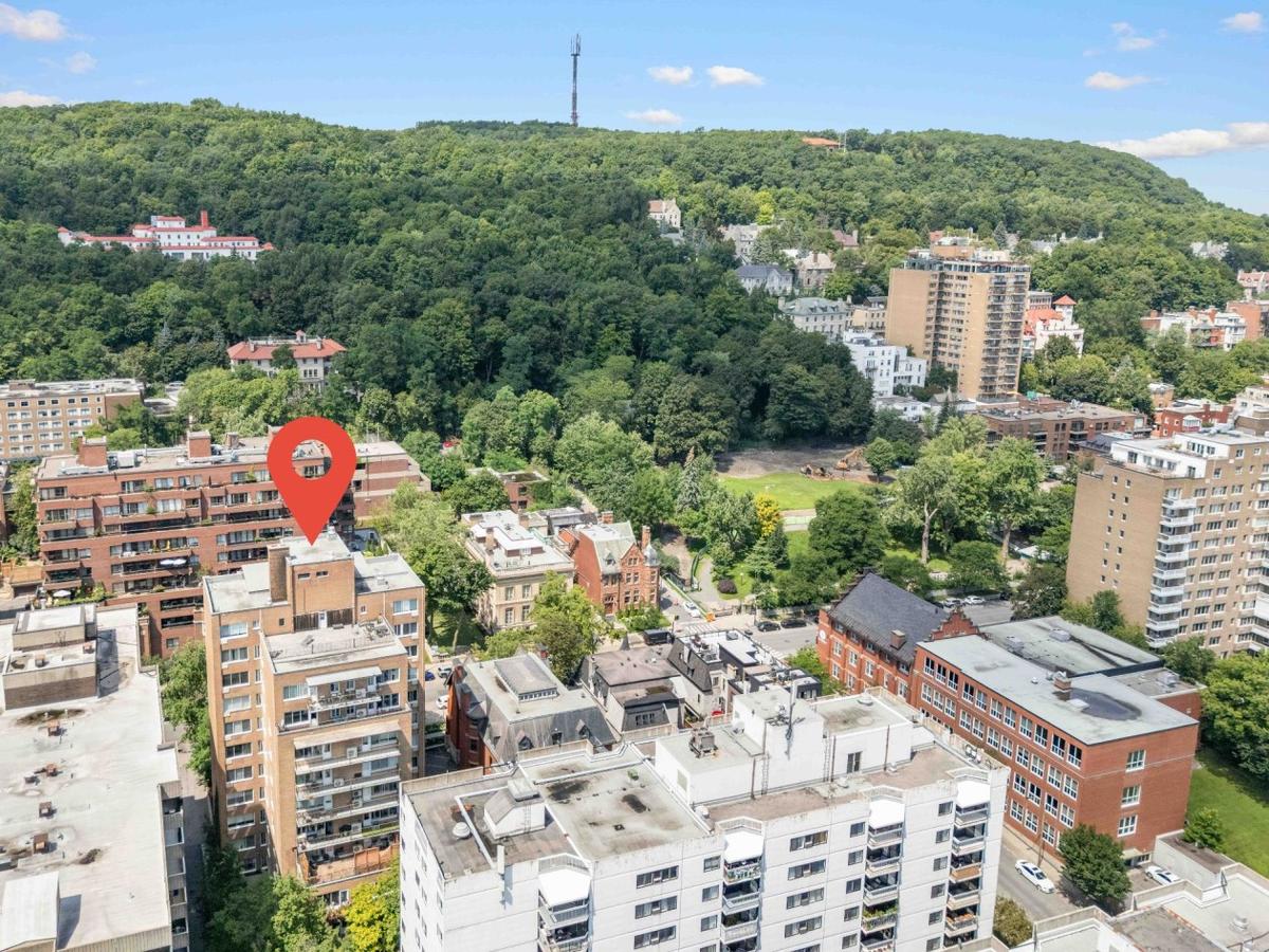 Le mont Royal et le centre-ville en arrière-plan