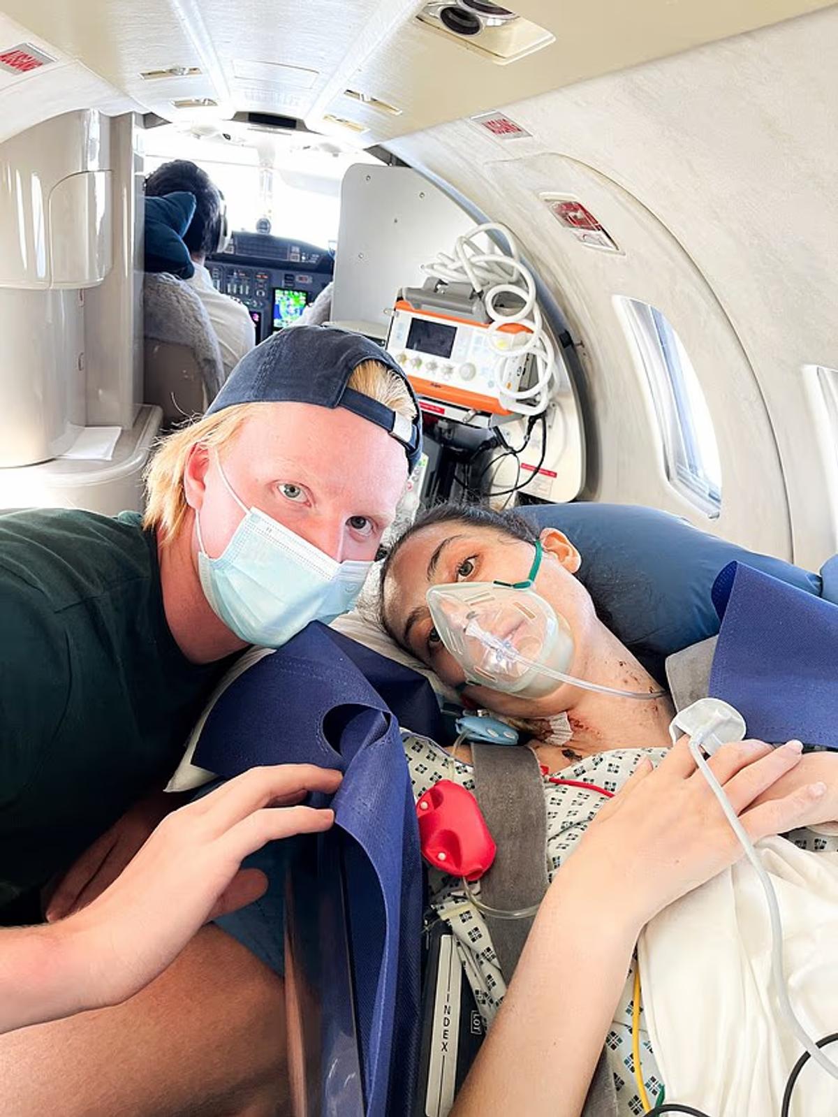 Rasmus Dahlin et sa fiancée Carolina Matovac