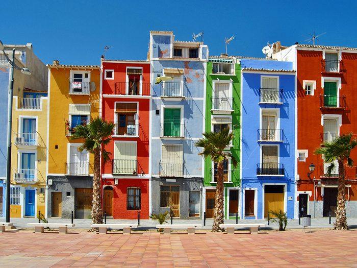 Maisons colorées