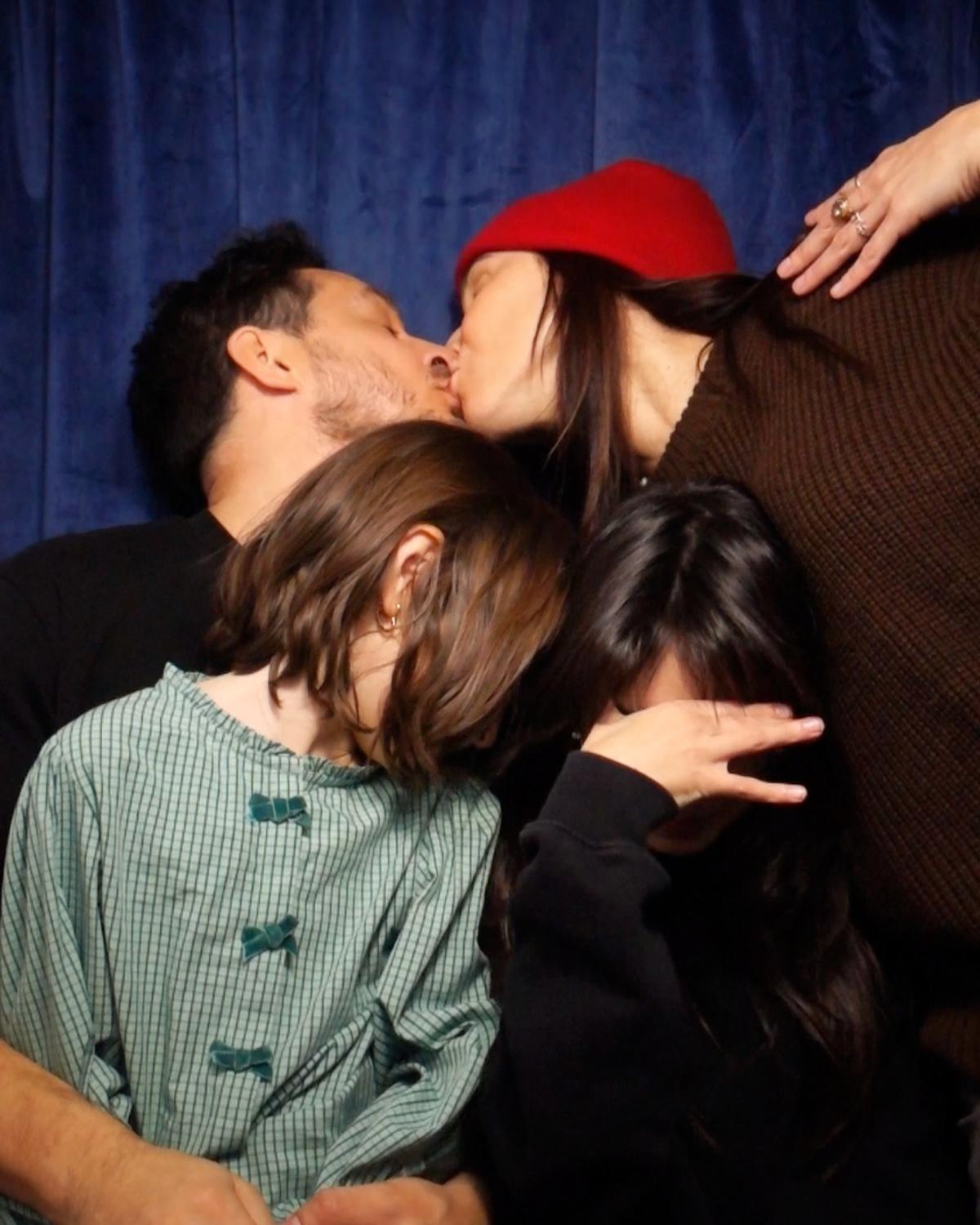 Sébastien Diaz, Bianca Gervais et leurs deux filles