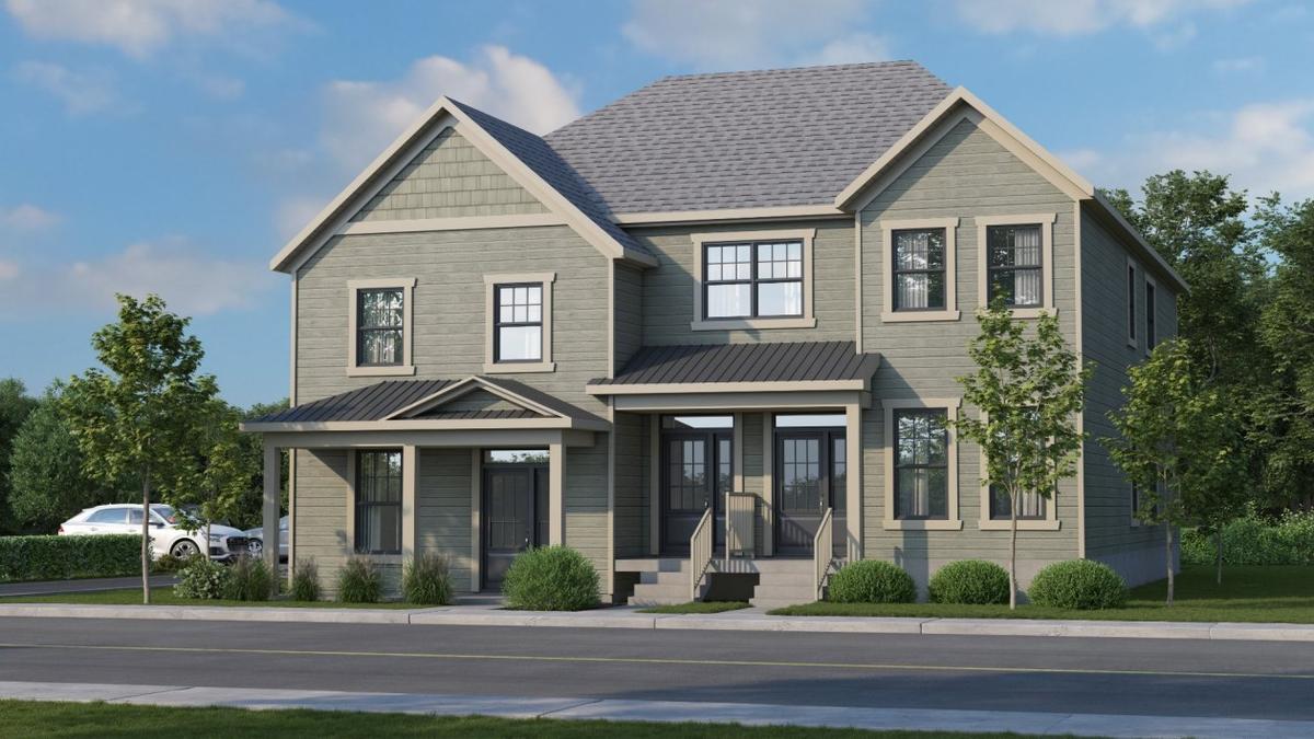 Façade du condo sur la rue Sainte-Anne