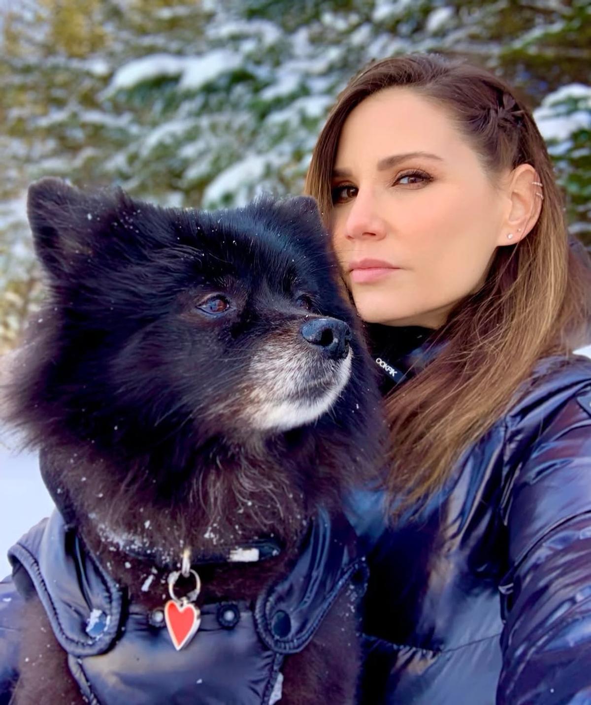 Annie-Soleil Proteau et son chien René