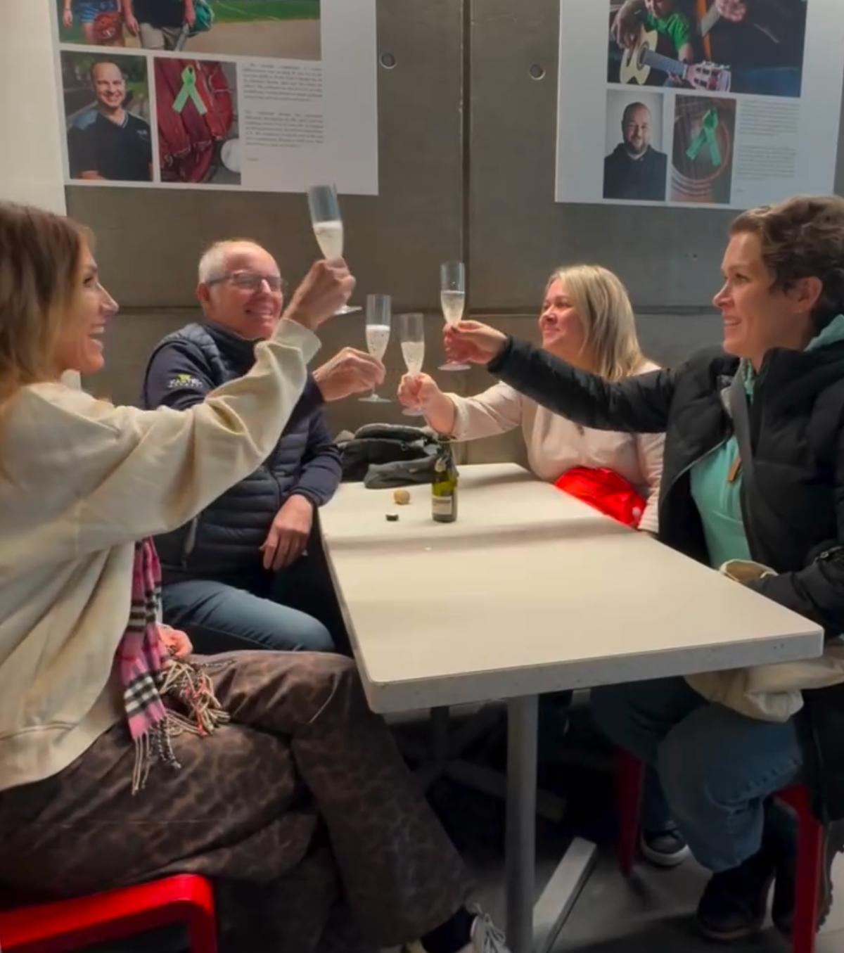 Ingrid Falaise et sa famille