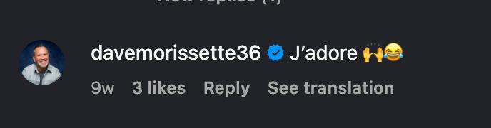 commentaire Instagram