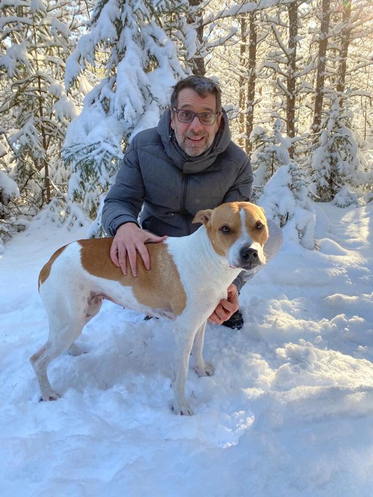 Éric Duhaime et son chien