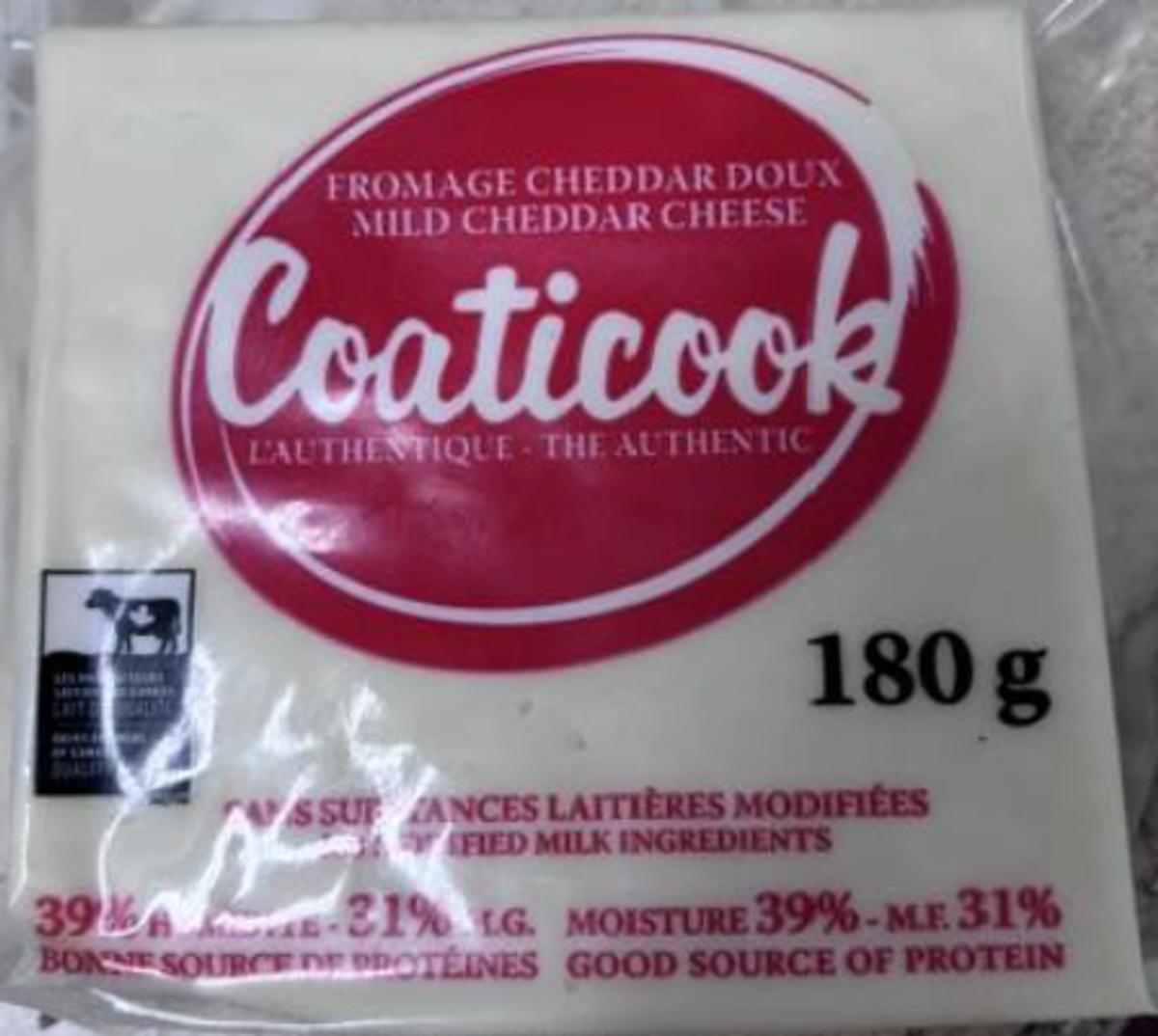 Cheddar Coaticook en bloc de 180 g