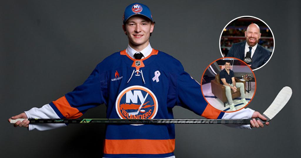 Matthew Schaefer, Mike Rupp et Brian Boyle