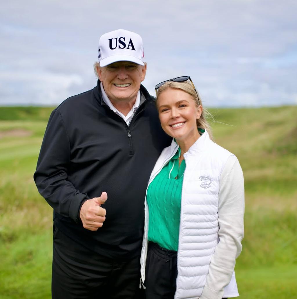 Karoline Leavitt et Donald Trump