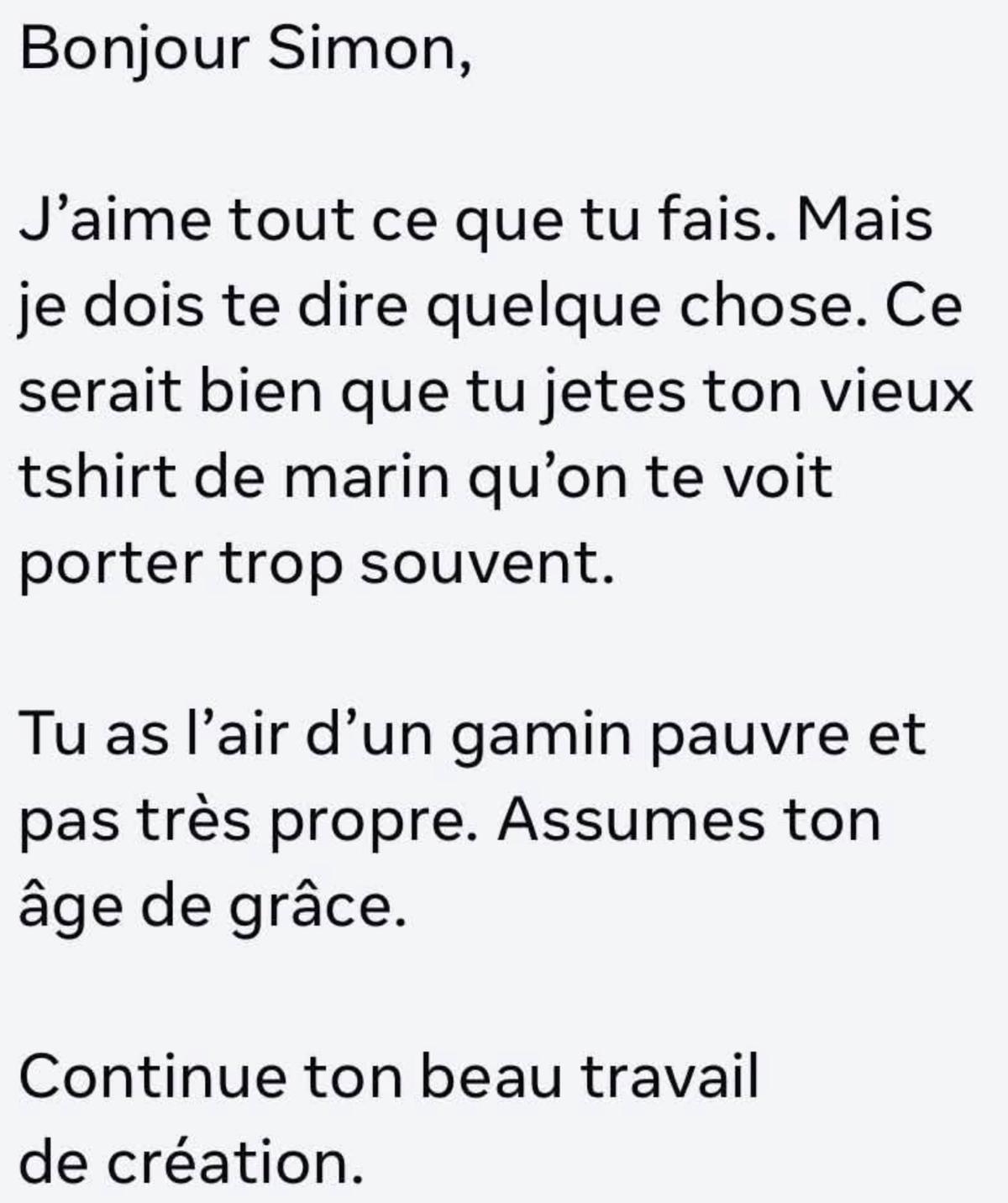 Simon Boulerice répond à la perfection à un complimarde