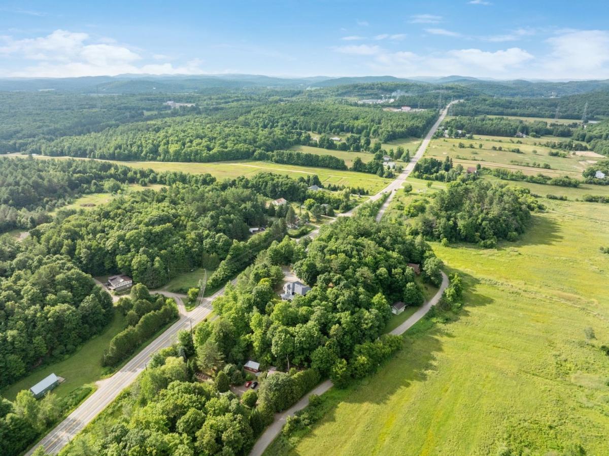 Vue aérienne du terrain