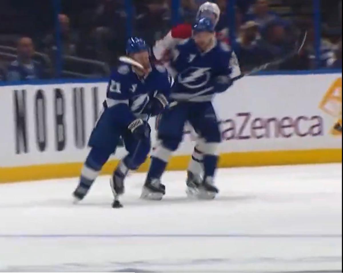 Guhle Hagel high-stick