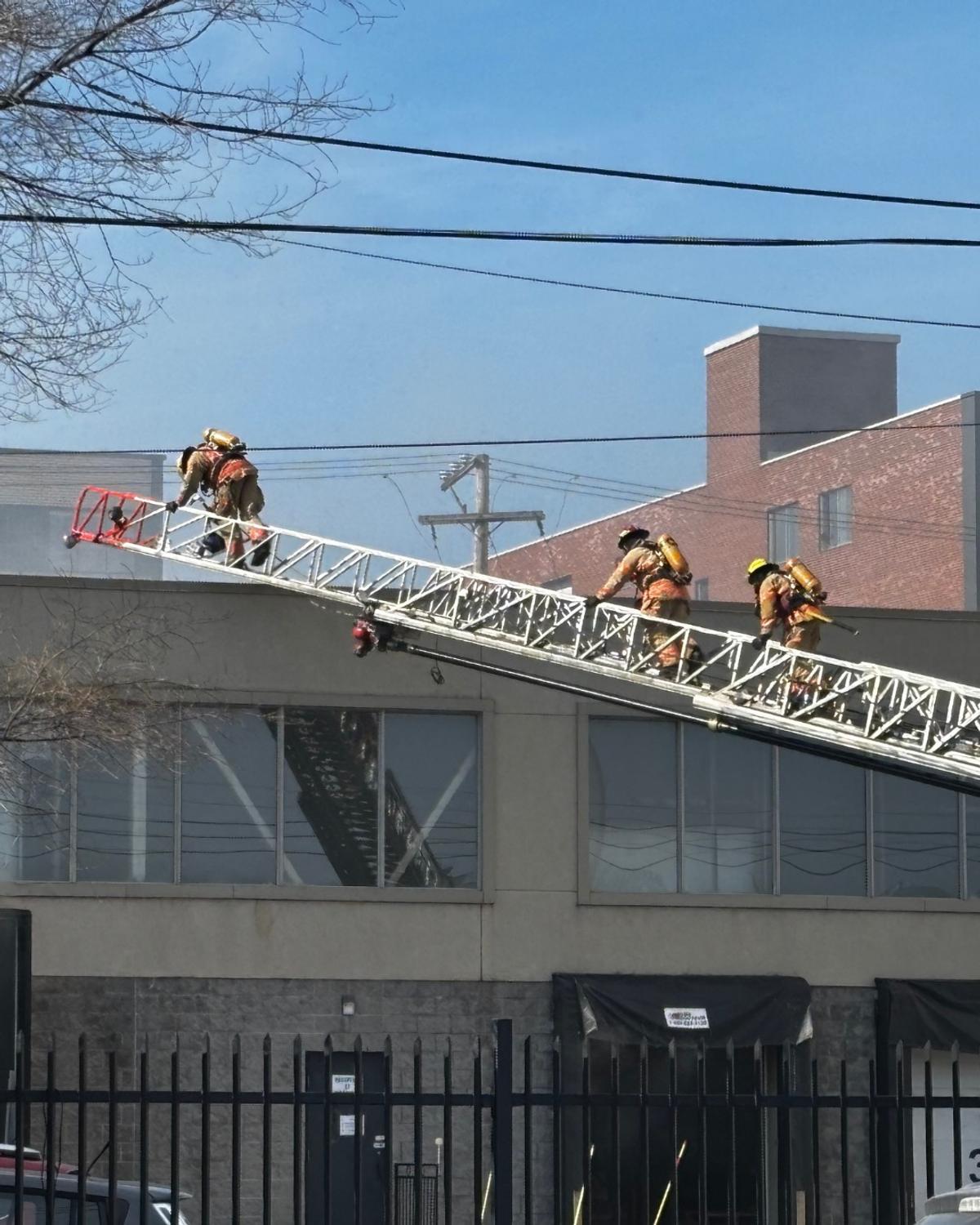 Incendie à l'entrepôt de Randolph