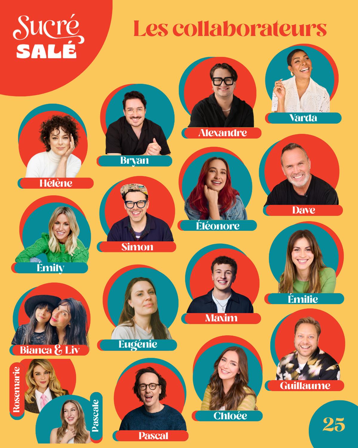 Collaborateurs de Sucré Salé