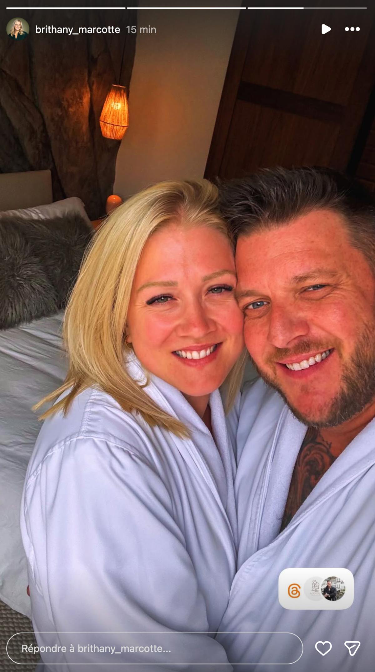 Brithany Marcotte et Mathieu Baron au Manoir Yoga Club