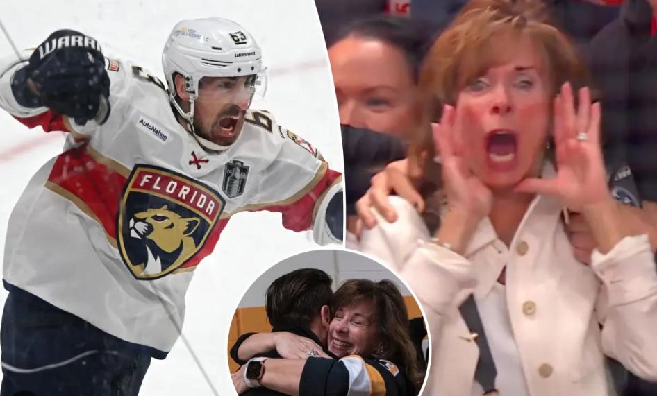 Brad Marchand et sa mère
