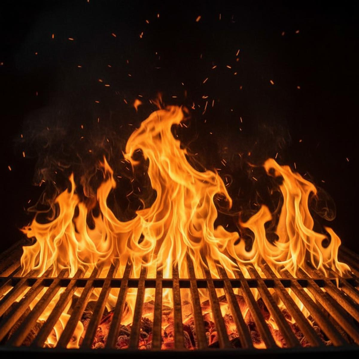 BBQ feu