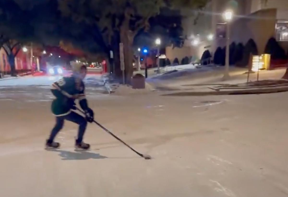 Skating in Texas. 