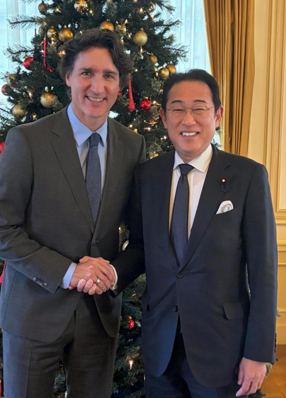 Justin Trudeau et Fumio Kishida