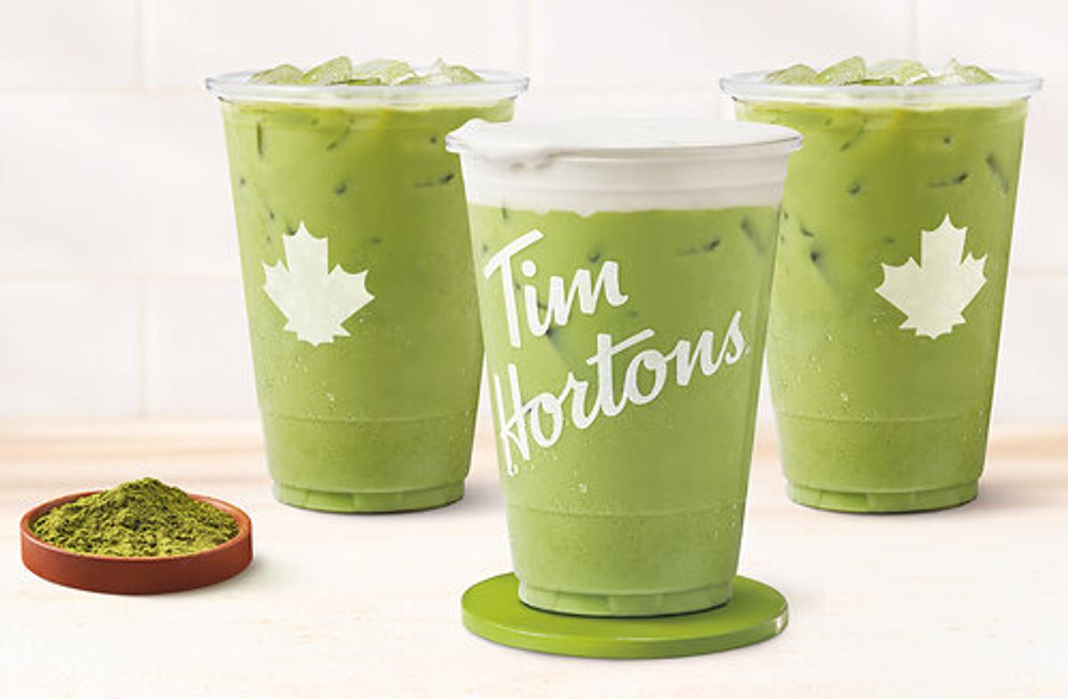 Tim Hortons lance sa nouvelle gamme de boissons au matcha