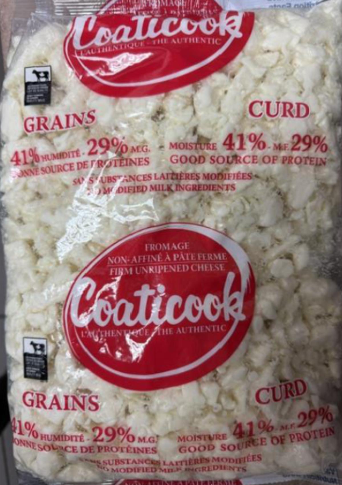 Fromage en grains cheddar Coaticook 2 kg