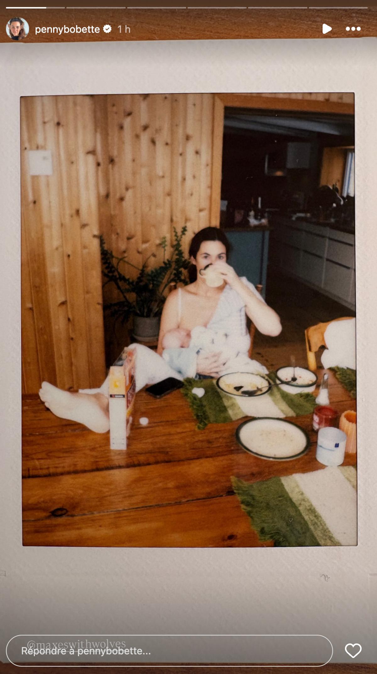 Karine Gonthier-Hyndman et son bébé