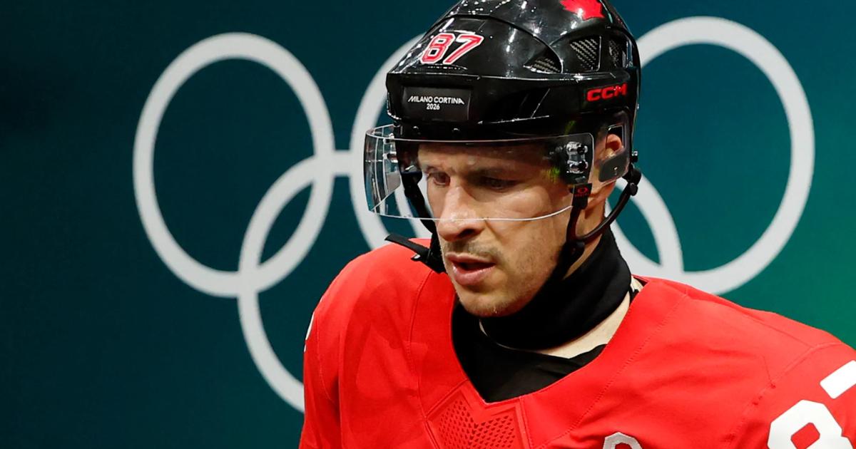 Sidney Crosby Équipe Canada 2026 pas content
