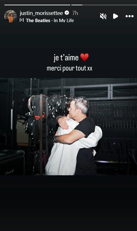 Louis Morissette et son fils