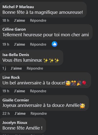Photo de commentaires facebook