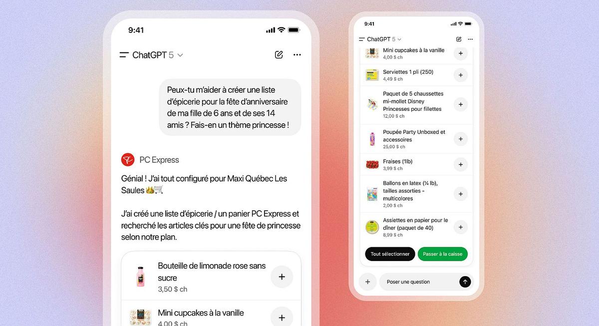 Loblaw, application avec ChatGPT
