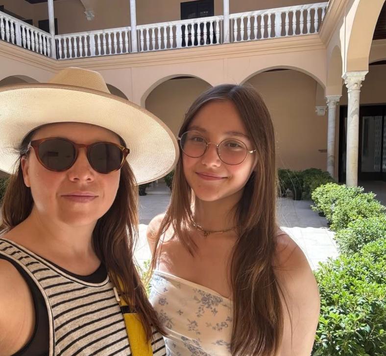 Mélanie Campeau et sa fille
