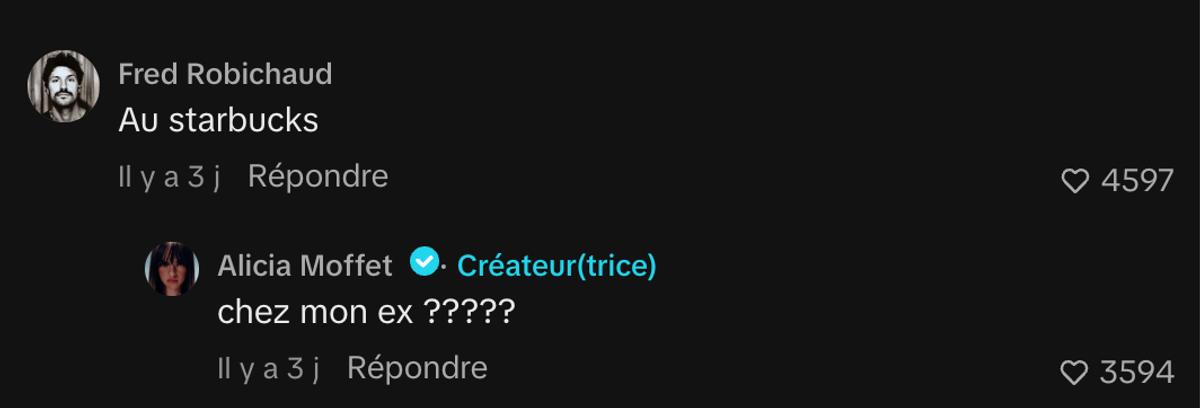 Capture d'écran TikTok