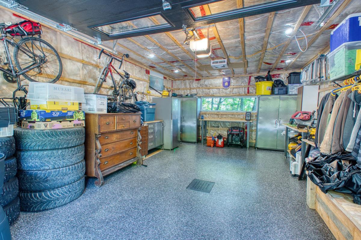 Espace de rangement au garage