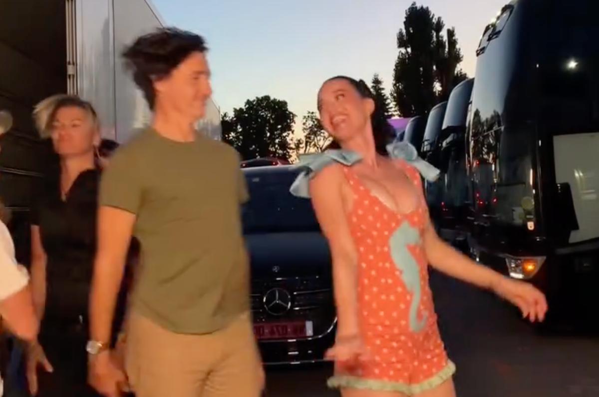 Katy Perry et Justin Trudeau