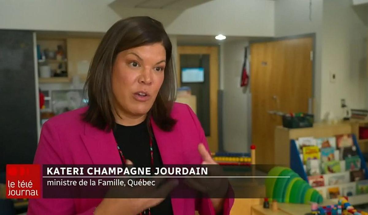 Kateri Champagne Jourdain, ministre de la Famille / Capture vidéo - Radio-Canada