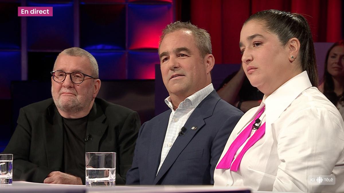 Régis Labaume, Geoff Molson et Mariana Mazza