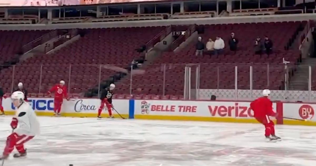 Red Wings' practice 