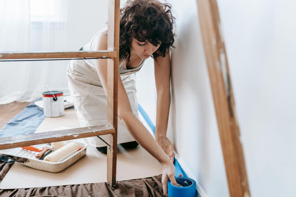 Femme travaux